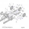 Polaris Snowmobile Idler Shaft Genuine Oem Part Qty 1