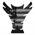 10 Tall X 9 3 Wide Fits Can Am Can-am Spyder Fallen Soldier Black Motorcycle Tank Pad Protector Size 3 Universal 