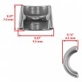 Caltric Exhaust Valve Kit Compatible With Yamaha Kodiak 450 4x4 2003 2004 2005 2006 2018 2019 2020 2021 2022