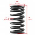 Caltric Exhaust Valve Kit Compatible With Yamaha Kodiak 450 4x4 2003 2004 2005 2006 2018 2019 2020 2021 2022