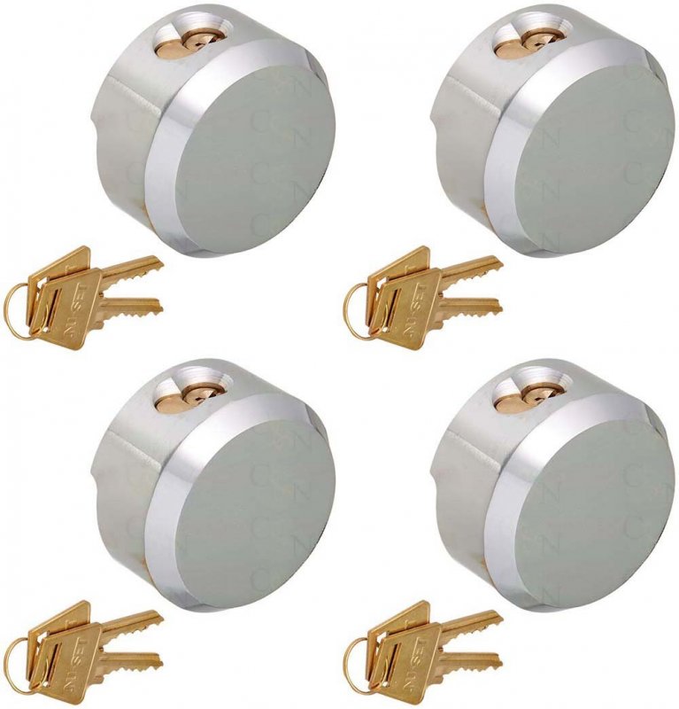 Hidden Shackle Padlock Keyed Alike Locks Solid Steel High Security 4