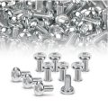 100 License Plate Screws For Mercedes Benz Audi Japanese 6mm X 12mm 