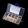 Brass Standoff 270pcs M2 3mm 5mm 7mm 9mm 11mm 18mm 20mm 25mm Female-female And 5mm Steel Screws Assortment Kit With Plastic Box