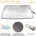 Lcojicep Front Ndshield Sun Shade I Sunshade Foldable Compatible With Tacoma 2007-2022 Visor Protector Blocks Uv Rays I Keep