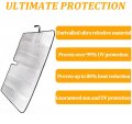 Lcojicep Front Ndshield Sun Shade I Sunshade Foldable Compatible With Tacoma 2007-2022 Visor Protector Blocks Uv Rays I Keep