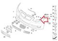 Bmw Genuine Cover Flap Headlight Washer Hole In Bumper Primered Front Right For 328i 328xi 335i 335xi 