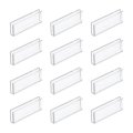 12pcs Plastic Glass Connector Suitable For 3mm Thick 180 Degree To Clamp Fixing Bracket Rimless Clip Holder Aquarium Fish Tank 