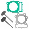 Caltric Valve Gasket Kit Compatible With Honda 14711-ha0-003 14721-ha0-003 12191-ha0-000