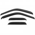 Freemotor802 Tape-on Window Visors For 2000-2006 Toyota Tundra Access Cab Extended Side Wind Deflectors Rain Guards Vent Slim 
