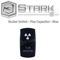 Stark Laser Etched Led Rocker Switch Dual Light 20a 12v On Off 5pin Blue Flux Capacitor Design 
