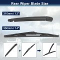 X Autohaux Rear Windshield Wiper Blade Arm Set For Lexus Rx 03-08 Mazda Cx-7 Cx-9 6 Estate