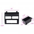 Car Stereo Radio Dash Kit Pocket Bezel Trim Black For 1992-1994 Chevy Crew Cab Dually Full Size Blazer Suburban