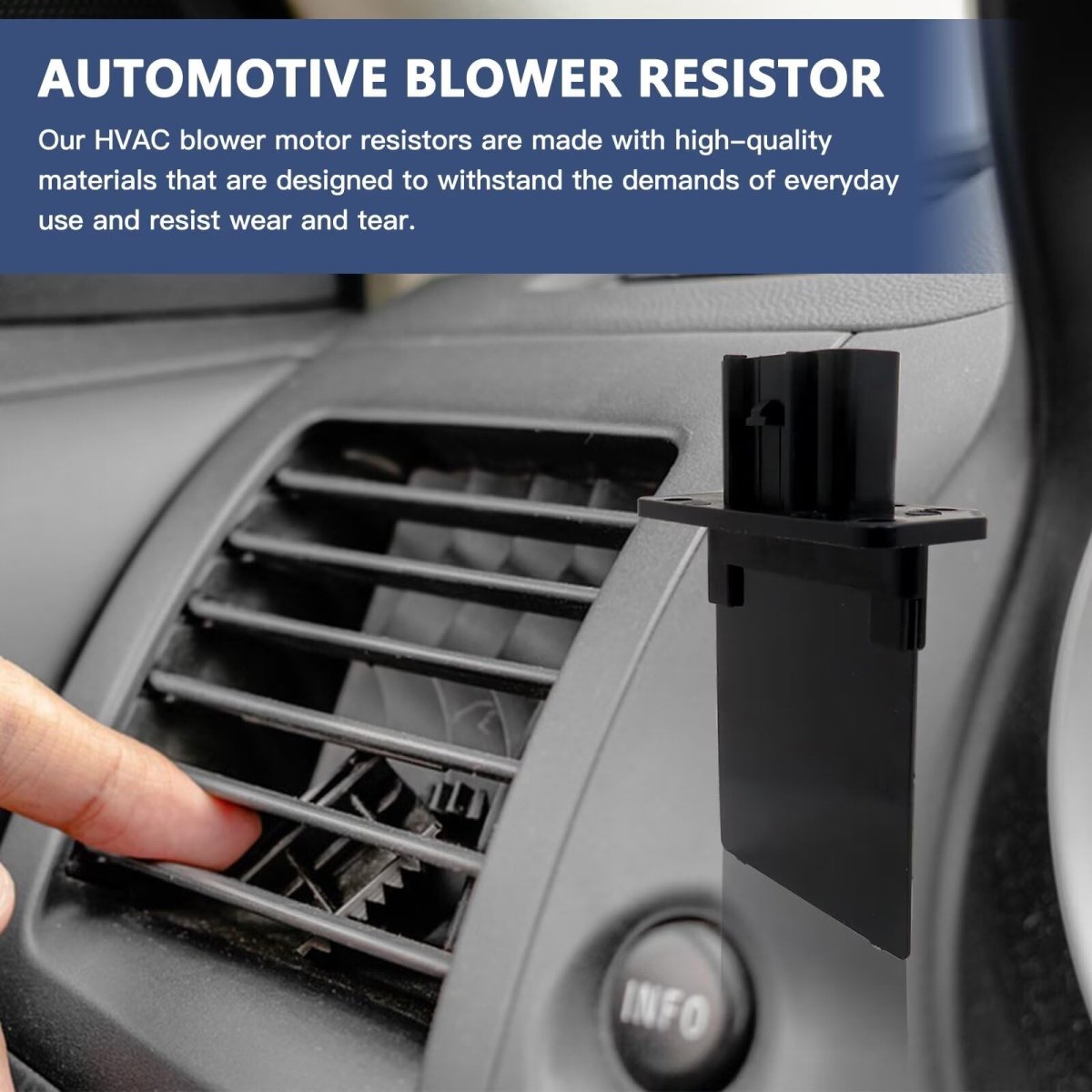 Blower Motor Resistor Replacement Fit For Mercury Monterey 2004 2005 2006 2007 Replaces 2400-304275 Bmr48 3f2z18591aa 4p1361