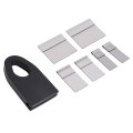 Universal Auto Body Weld And Pull Clamp Set 6 Plate Kit For Car Frame Collision Repair Powder Coated Steel Dent Removal Tool 