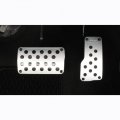 Razo Rp121a Super Grip Small Silver Automatic Transmission Pedal Set 2 Piece 