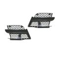Front Grilles For Mitsubishi Outlander 2003 2004 Driver And Passenger Side Pair Black With Frame Replaces Mi1200241 Mi1200242 