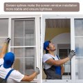 Silicone Screen Spline 0 18 X65 6ft Round Window Repair Retainer For Door Screens Replacement 20 Meter Black