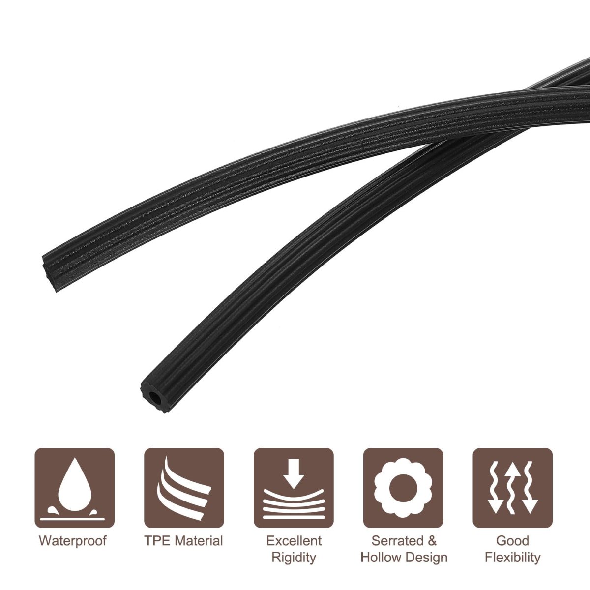Silicone Screen Spline 0 18 X65 6ft Round Window Repair Retainer For Door Screens Replacement 20 Meter Black