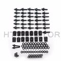 Httmt Mt215-011- Black Motorcycle Spike Fairing Bolts Kit Compatible With 2002 2003 Yzf R1 Yzf-r1
