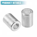 Uxcell 2pcs Car Aluminum Cylindrical Air Conditioner Pipe Joint Fitting Sleeve 14mm 22mm Hole Dia
