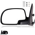 Ocpty Driver Side View Mirror Compatible With 2003-06 For Chevy Silverado 15002007 Classic2005-06 1500 Hd Smooth Manual Fold 