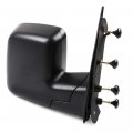 Ocpty Black Right Side Mirror Fit For 2003-2013 Ford E-250 Textured Glass Manual Folding Non-heated