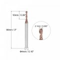 Uxcell Twist Drill Bit 2 1mm Diameter 4mm Shank Titanium Coated Tungsten Carbide Short Length Straight For Stainless Steel