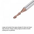 Uxcell Twist Drill Bit 2 1mm Diameter 4mm Shank Titanium Coated Tungsten Carbide Short Length Straight For Stainless Steel