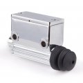 Kiwav Rear Master Cylinder Brake 5 8 Inch Bore Chrome Billet Compatible For Harley-davidson Oem 42453-82a 42454-82 