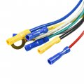 Hqrp 7 Way Rv Trailer Light Connector Socket Wire Harness Electrical Quick Converter Adapter Compatible With Truck Camper