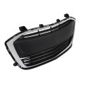 Front Lower Bumper Mesh Grille Horizontal Clause Matte Black Grill Replacement For 2017-2020 Sonic Ls 4-door