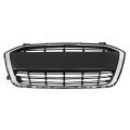 Front Lower Bumper Mesh Grille Horizontal Clause Matte Black Grill Replacement For 2017-2020 Sonic Ls 4-door