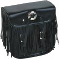 Billys Biker Gear Motorcycle Sissy Bar Bag With Fringe Braid Conchos 