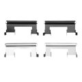 Front Disc Brake Hardware Set For Chevy Astro 2003 2004 2005 Alx-pau-df-340-47047-cla4 Standard Black Plastic Kit 