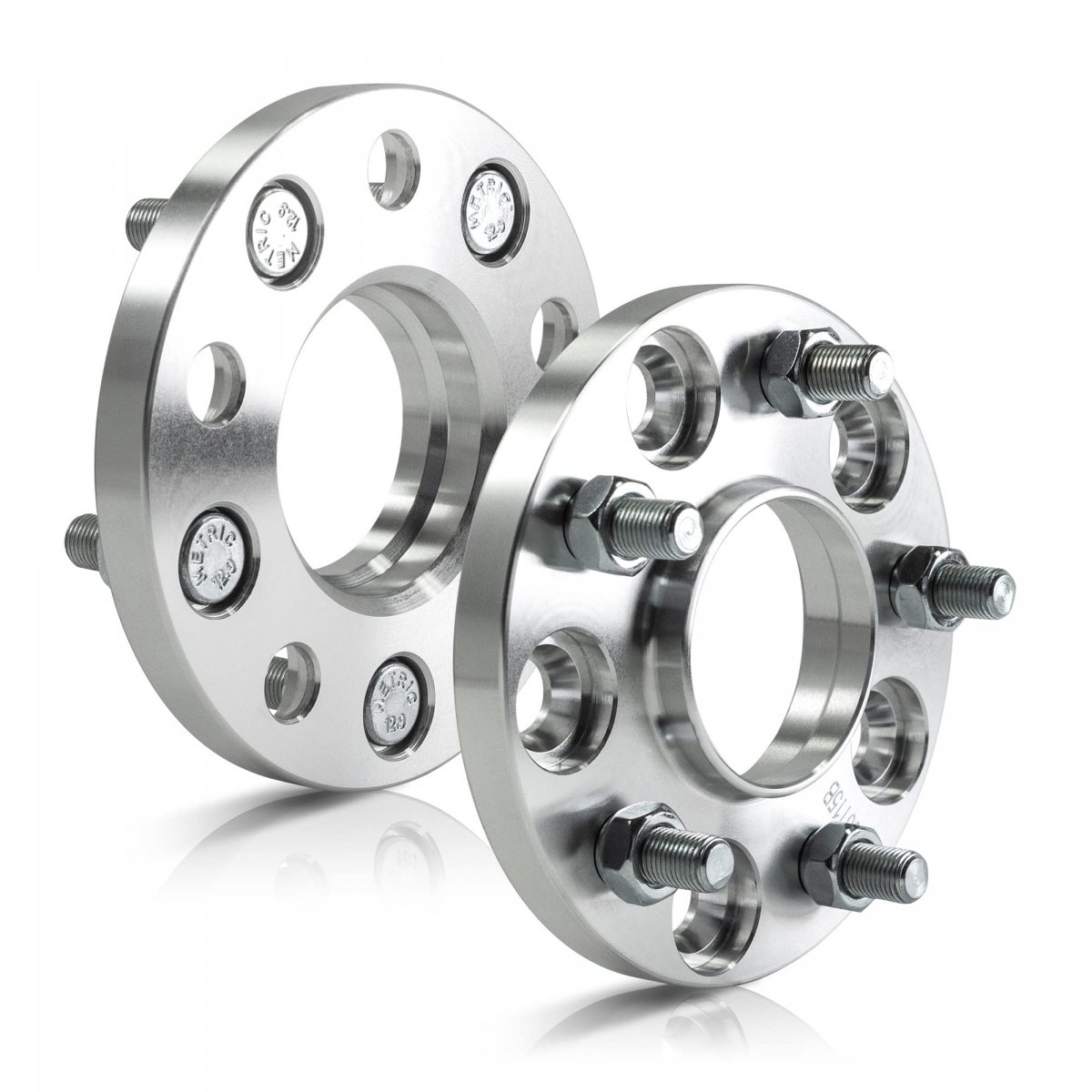 2 Pieces 15mm Slightly Less Than 5 8 Hub Centric Wheel Adaptes Bolt Pattern 5x5 5x7 Spacers 1 2 Studs Compatible For Wrangler