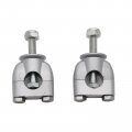 Secosautoparts Handlebar Bar Mount Clamps Risers Adapter 7 8 22mm Fit For Atv Dirt Bike Cnc