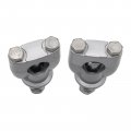 Secosautoparts Handlebar Bar Mount Clamps Risers Adapter 7 8 22mm Fit For Atv Dirt Bike Cnc