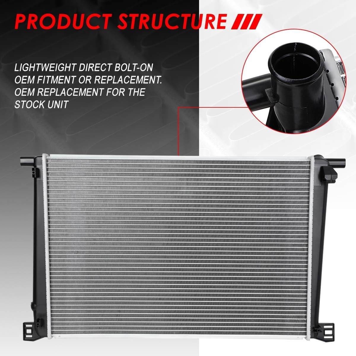 Radiator For Mini Cooper Base 2007 2015 Countryman 2011 2016 Paceman 2013 Aluminum Core 1 Row Cooling Fits At Mt Models Dpi