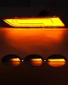 A Utv Pro Lower Accent Panel Light Kit For Polaris Slingshot S Gt R Le Sl 2014-2023 Drl Daytime Runnig Yellow Turn Signal 