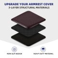 Center Console Armrest Lid Cover For Ford F150 Platinum Edition Crew Cab 2009 2012 Brown Microfiber Leather Top Replacement