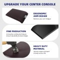 Center Console Armrest Lid Cover For Ford F150 Platinum Edition Crew Cab 2009 2012 Brown Microfiber Leather Top Replacement