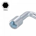 Uxcell 10mm Metric L Shaped Angled Open Hex 6 Point Socket Wrench Single Ended