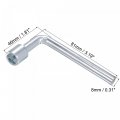 Uxcell 10mm Metric L Shaped Angled Open Hex 6 Point Socket Wrench Single Ended