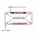 California State University Chico Metal License Plate Frame For Front Or Back Of Car Officially Licensed Alumni 2-pack