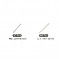 Uxcell M2 X 30mm 30pcs And 40mm 60pcs 304 Stainless Steel Cross Head Phillips Round Screws Bolt