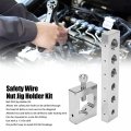Safety Wire Drill Guide Set Nut And Bolt Jig Kit Lockwire Metric