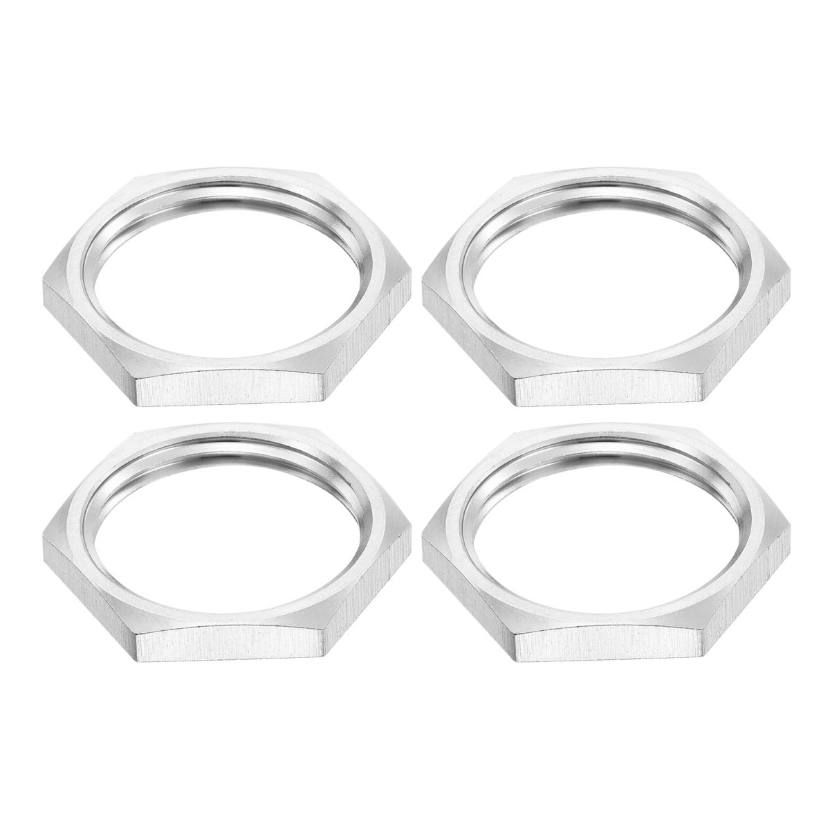G3 4 Pipe Fitting Hex Thin Lock Nut Locknut Female Fastening For Plumbing 304 Stainless Steel 4pcs