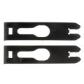 Oldsmobile Bravada 1998 1999 2000 2001 Headlight Retainers 4 Pieces Plastic Material Black And White Color Press On Fastener 