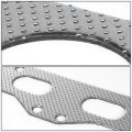 Aluminum Exhaust Manifold Header Gasket Set Compatible With Mitsubishi Eclipse Eagle Talon 2 0l Non-turbo 95-99