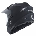 1storm Dual Sport Motorcycle Motocross Off Road Full Face Helmet Visor Matt Black Size Medium